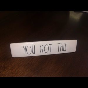 Rae Dunn Desk Plaque